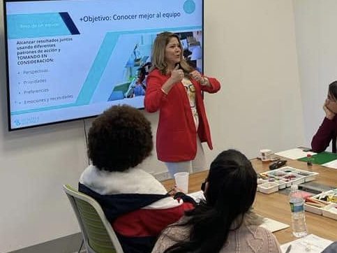 Facilitator leading an interactive workshop